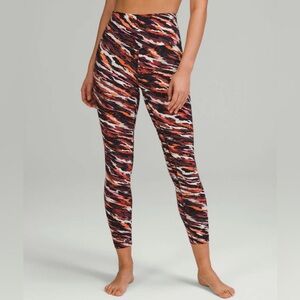 Lululemon Lunar New Year Align High-Rise Pant 25" in Tiger Tide Smoky Red Multi